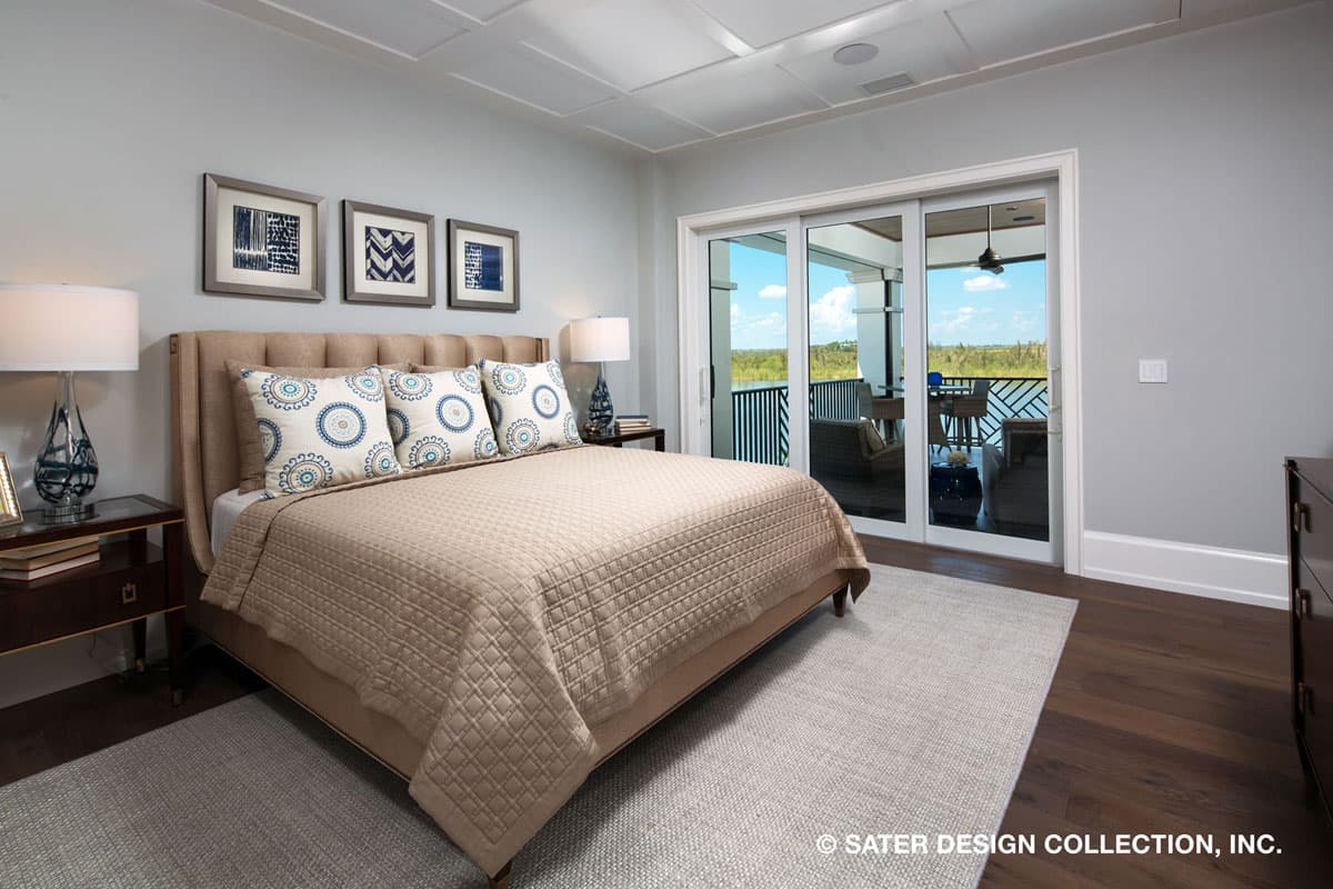 Plan 340040STR: Contemporary 5 Bed House Plan with a Courtyard Entrance - Image #14 - Coastal, Coastal Contemporary, Contemporary, European, Florida-Style, Mediterranean, Southern, Transitional