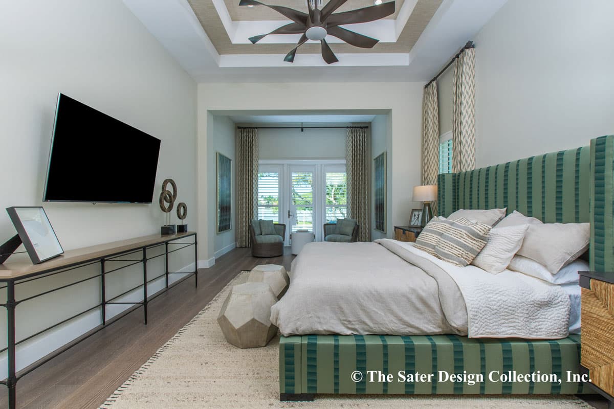 Plan 340045STR: Coastal Contemporary House Plan with Study and Optional Elevator - 3726 Sq Ft - Image #14 - Coastal, Coastal Contemporary, Contemporary, Florida-Style, Southern
