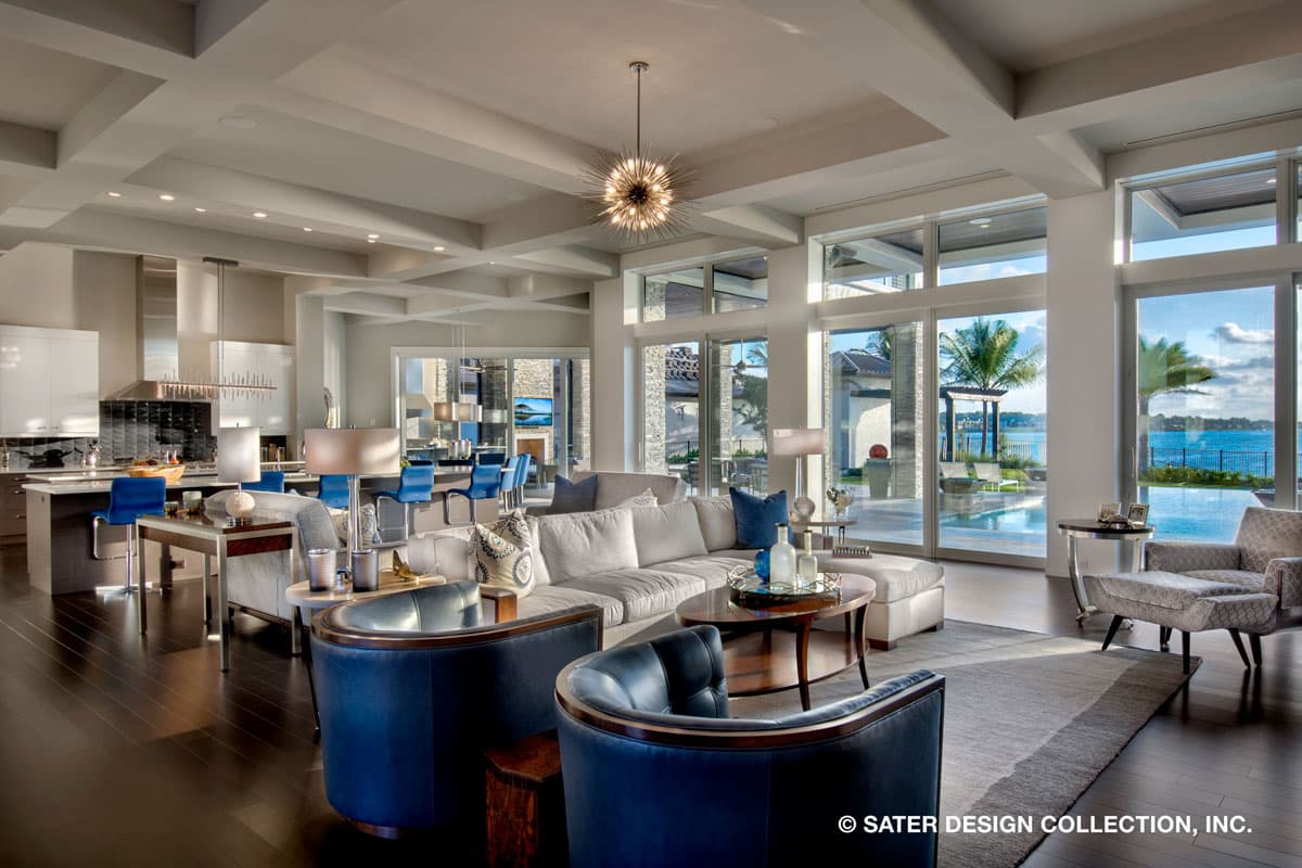 Plan 340046STR: Luxury Mediterranean Home Plan with Expansive Outdoor Living Areas - 7466 Sq Ft - Image #13 - Coastal, Coastal Contemporary, European, Florida-Style, Mediterranean, New American, Southern