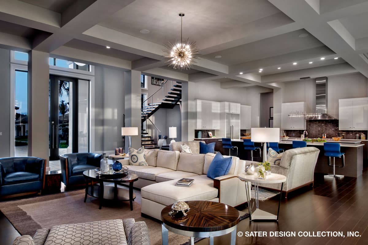 Plan 340046STR: Luxury Mediterranean Home Plan with Expansive Outdoor Living Areas - 7466 Sq Ft - Image #14 - Coastal, Coastal Contemporary, European, Florida-Style, Mediterranean, New American, Southern