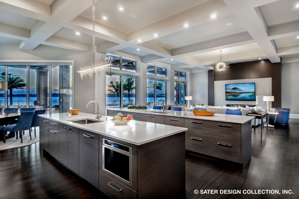 Plan 340046STR: Luxury Mediterranean Home Plan with Expansive Outdoor Living Areas - 7466 Sq Ft - Image #19 - Coastal, Coastal Contemporary, European, Florida-Style, Mediterranean, New American, Southern