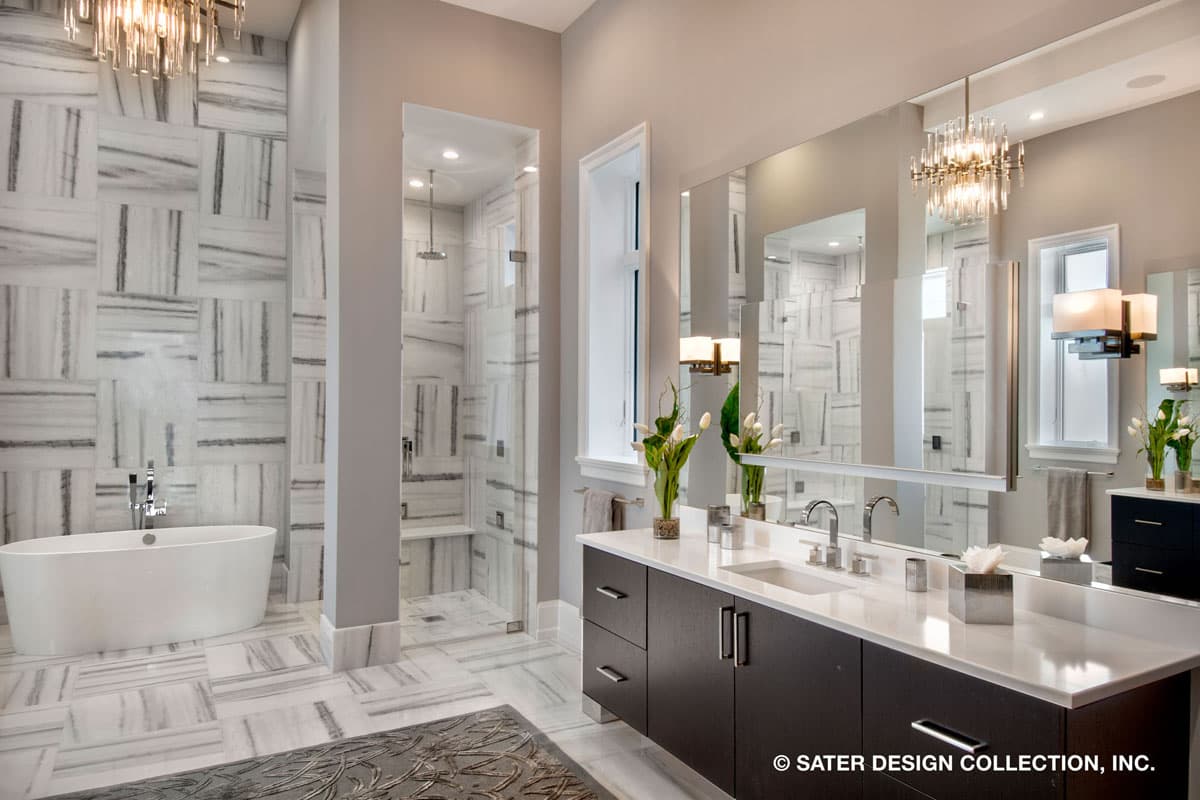 Plan 340046STR: Luxury Mediterranean Home Plan with Expansive Outdoor Living Areas - 7466 Sq Ft - Image #22 - Coastal, Coastal Contemporary, European, Florida-Style, Mediterranean, New American, Southern