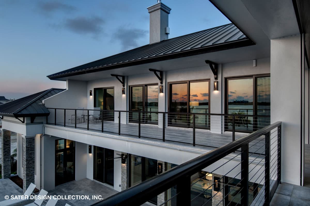 Plan 340046STR: Luxury Mediterranean Home Plan with Expansive Outdoor Living Areas - 7466 Sq Ft - Image #26 - Coastal, Coastal Contemporary, European, Florida-Style, Mediterranean, New American, Southern