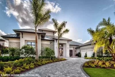 Luxury Mediterranean Home Plan with Expansive Outdoor Living Areas - 7466 Sq Ft