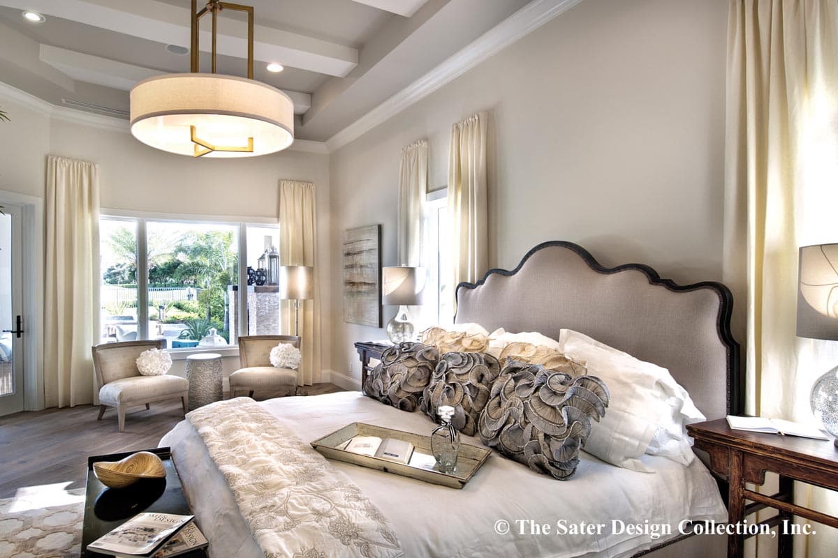 Plan 340051STR: 3 Bed House Plan with Tuscan Styling with 3 Walk-in Closets in the Master Suite - Image #15 - European, Florida-Style, Mediterranean, Tuscan