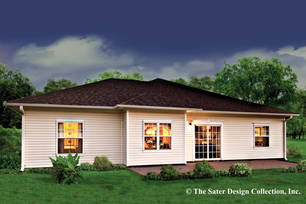 Plan 340053STR: Small Coastal Tidewater Home Plan Under 1500 Square Feet - Image #10 - Coastal, Cottage, Country, Craftsman, Florida-Style, Ranch, Traditional