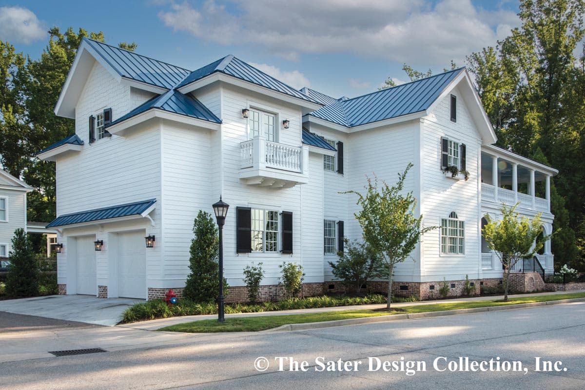 Plan 340060STR: Charleston-inspired 2-Story House Plan with Wraparound Verandah - Image #4 - Southern, Southern Traditional