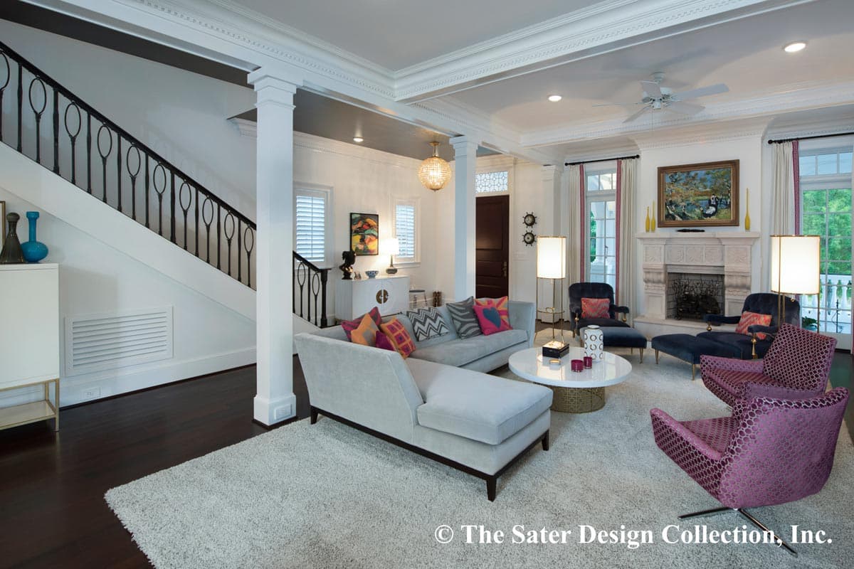 Plan 340060STR: Charleston-inspired 2-Story House Plan with Wraparound Verandah - Image #6 - Southern, Southern Traditional