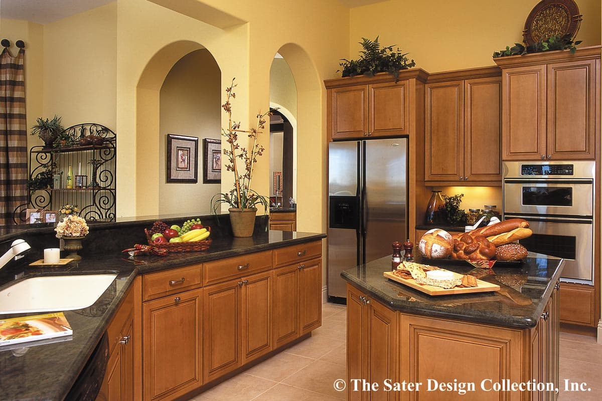 Plan 340069STR: Luxury Mediterranean Home Plan with Multiple Gathering Spaces and Private Master Suite - Image #7 - Coastal, European, Florida-Style, Mediterranean