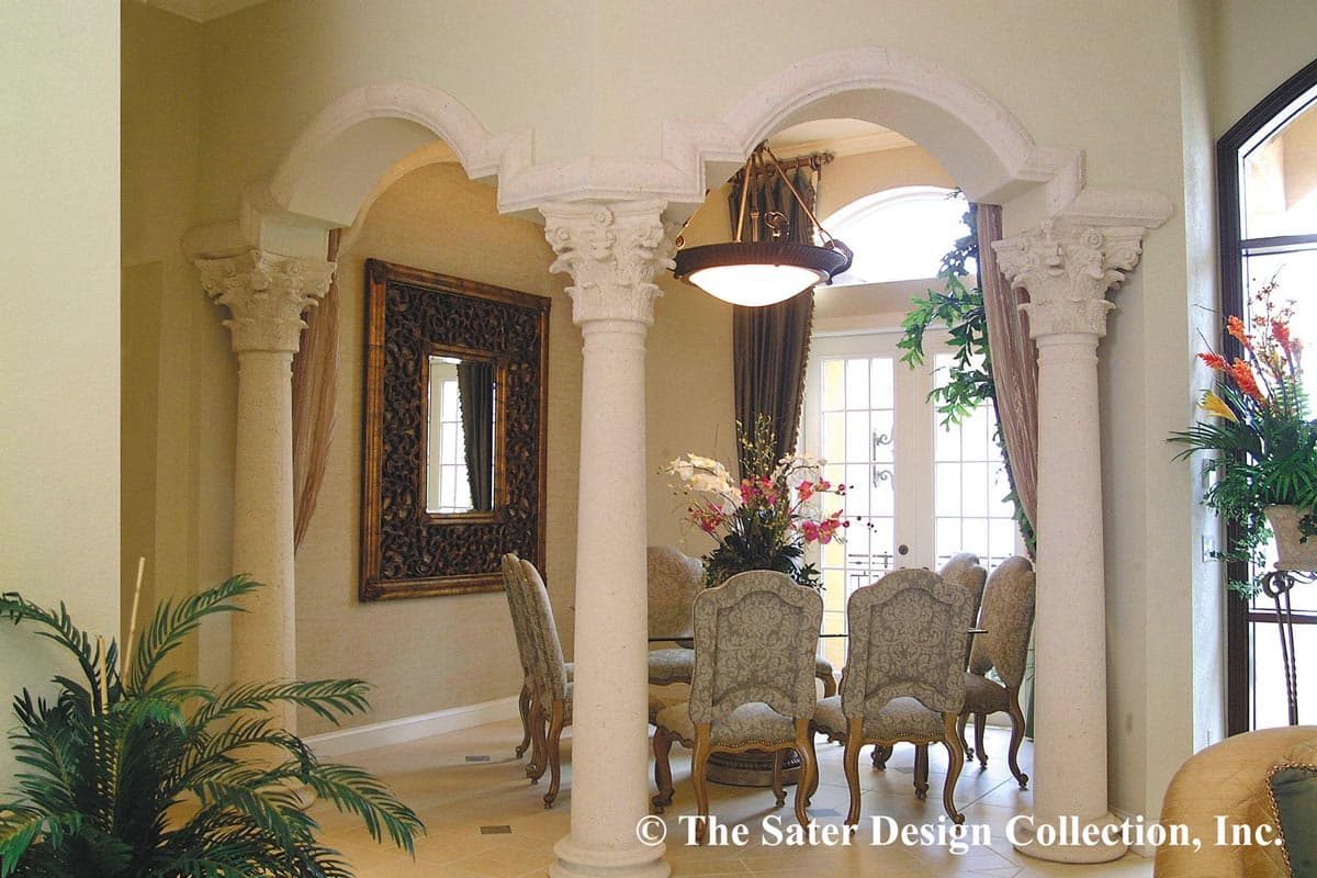 Plan 340070STR: Coastal Mediterranean House Plan with Large Veranda for Indoor Outdoor Living - Image #7 - Coastal, European, Florida-Style, Mediterranean
