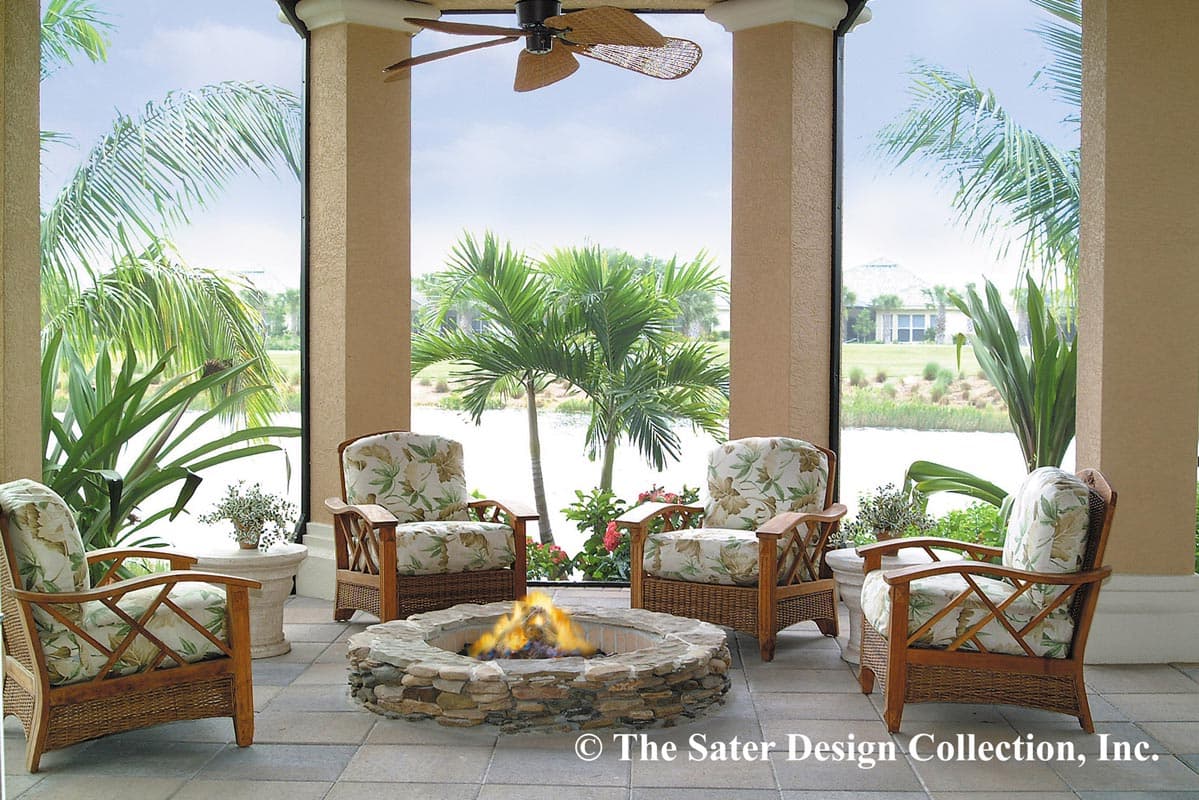 Plan 340070STR: Coastal Mediterranean House Plan with Large Veranda for Indoor Outdoor Living - Image #10 - Coastal, European, Florida-Style, Mediterranean