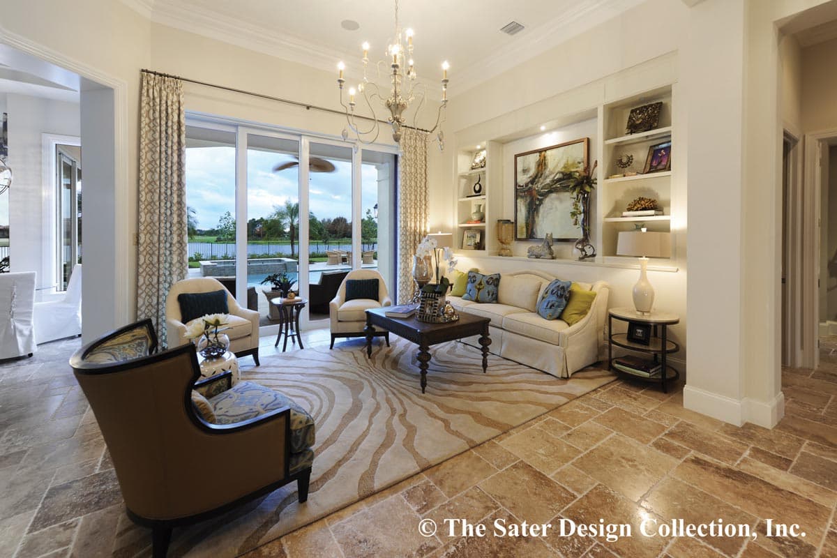 Plan 340084STR: Luxury European Home Plan for Indoor / Outdoor Living - Image #7 - European, Florida-Style, Mediterranean