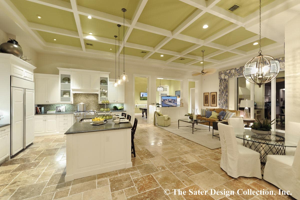 Plan 340084STR: Luxury European Home Plan for Indoor / Outdoor Living - Image #8 - European, Florida-Style, Mediterranean