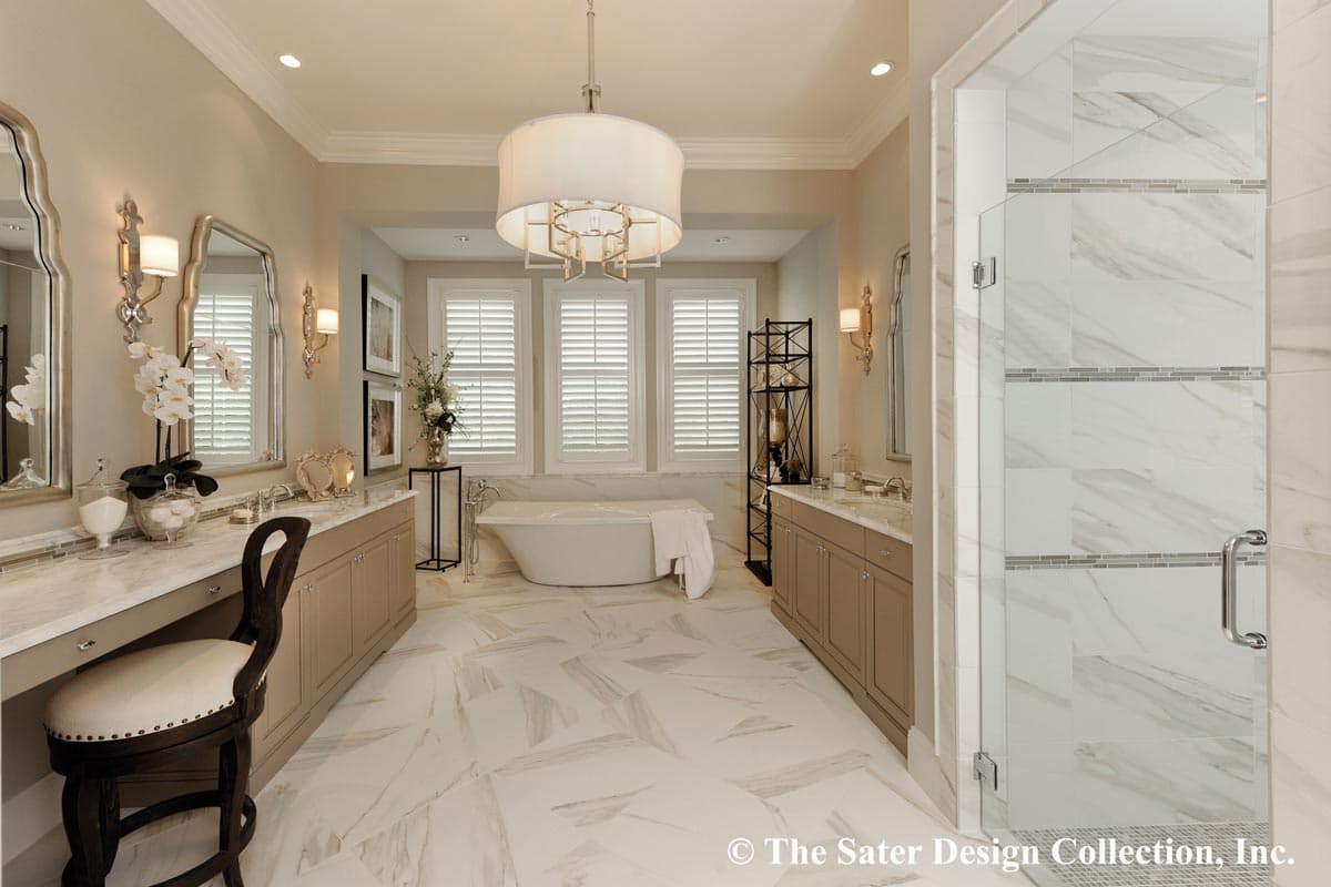 Plan 340084STR: Luxury European Home Plan for Indoor / Outdoor Living - Image #11 - European, Florida-Style, Mediterranean