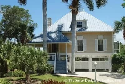 Seaside Cottage Plan with Private Master Suite