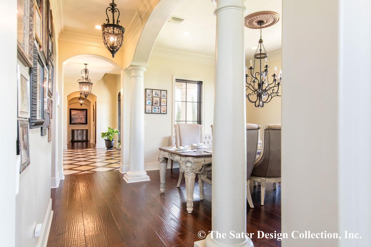 Plan 340098STR: Tuscan-influenced House Plan with 2-Story Great Room - Image #17 - European, Florida-Style, Mediterranean, Southern, Tuscan