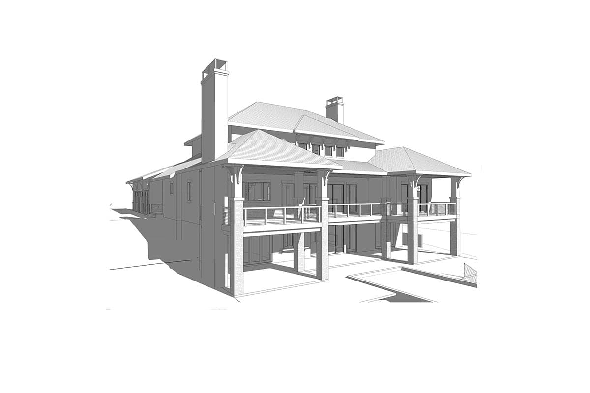 Plan 871012JEN: Luxury Modern Home Plan with Expansive Outdoor Living Spaces and Pool Concept - Image #25 - Contemporary, Modern, Prairie, Transitional