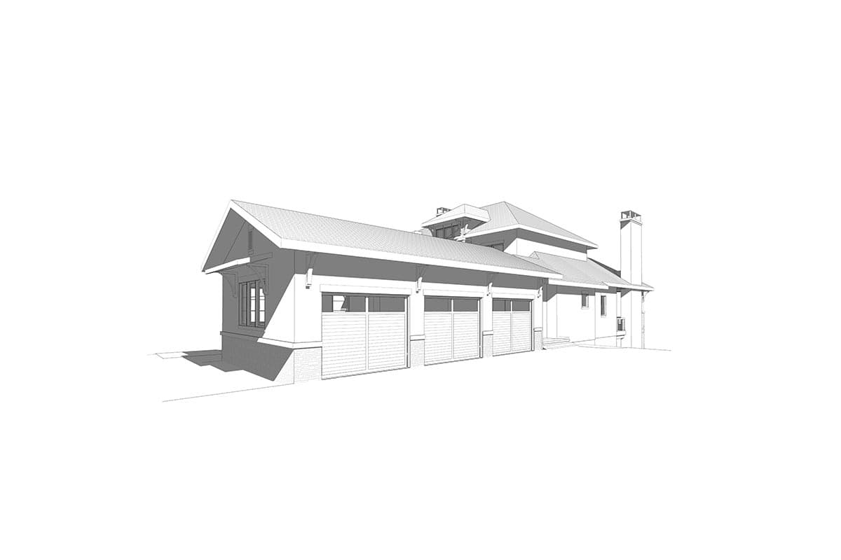 Plan 871012JEN: Luxury Modern Home Plan with Expansive Outdoor Living Spaces and Pool Concept - Image #26 - Contemporary, Modern, Prairie, Transitional