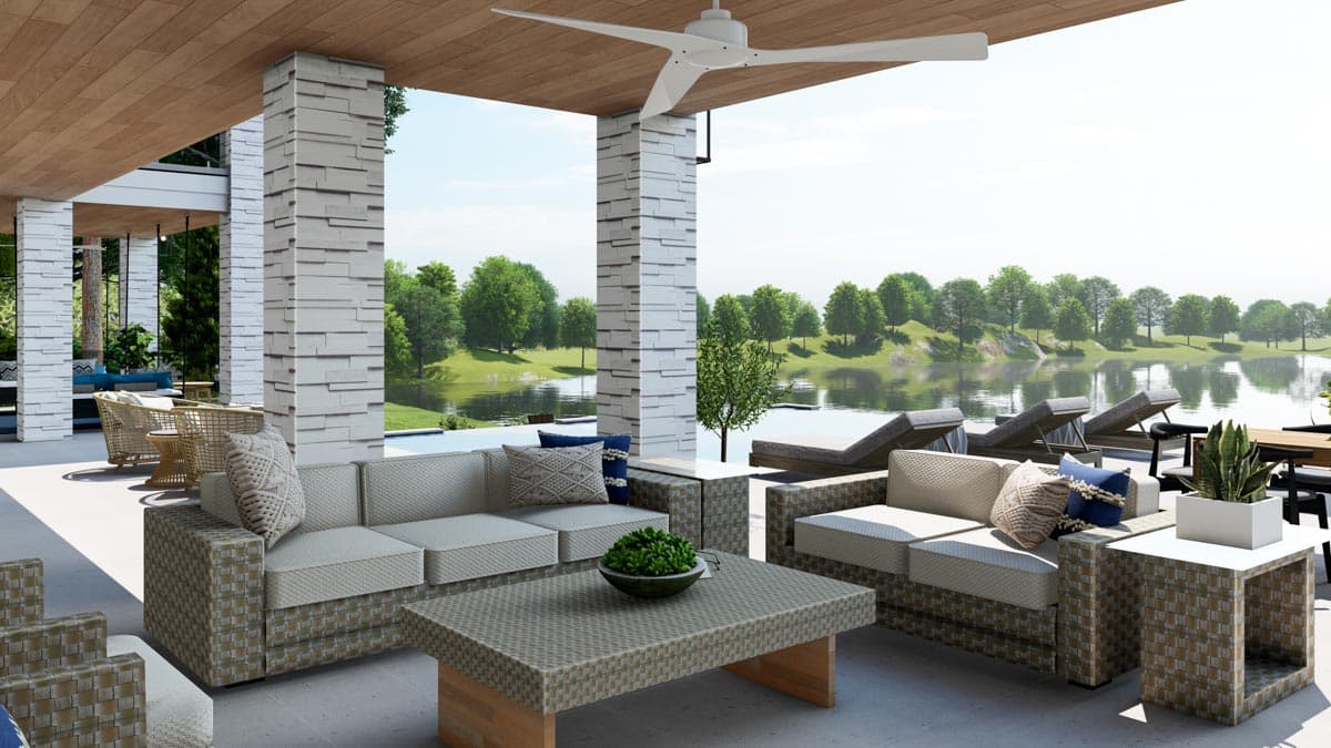 Plan 871012JEN: Luxury Modern Home Plan with Expansive Outdoor Living Spaces and Pool Concept - Image #20 - Contemporary, Modern, Prairie, Transitional