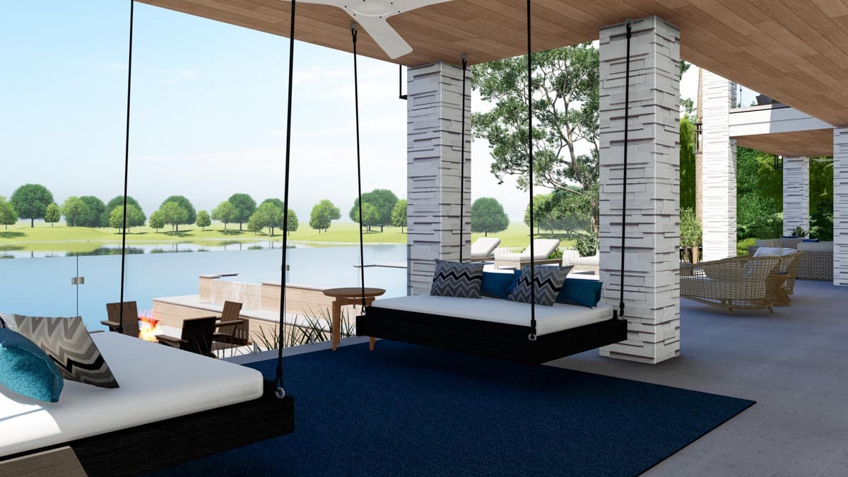 Plan 871012JEN: Luxury Modern Home Plan with Expansive Outdoor Living Spaces and Pool Concept - Image #22 - Contemporary, Modern, Prairie, Transitional