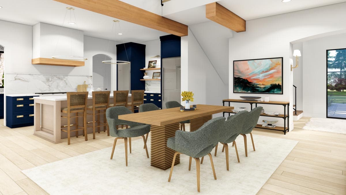 Plan 871012JEN: Luxury Modern Home Plan with Expansive Outdoor Living Spaces and Pool Concept - Image #15 - Contemporary, Modern, Prairie, Transitional