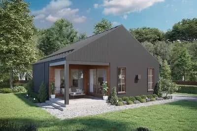 Deceptively Simple 2 Bed 880 Square Foot Home Plan