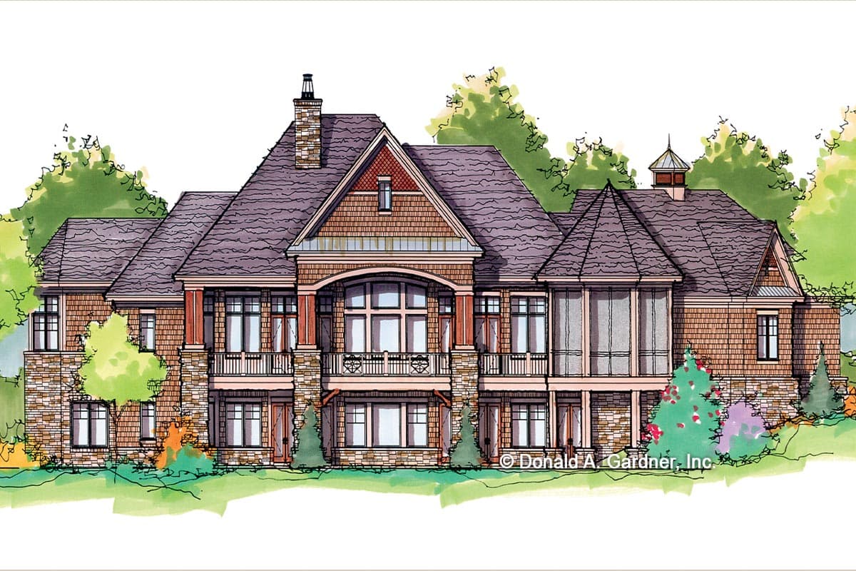Plan 444080GDN: Mountain Craftsman Home Plan with Main-level Owner's Suite - Image #26 - Craftsman, Mountain, Rustic