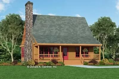 Rustic Cabin Retreat with 3 Bedrooms and a Vaulted Open Floor Plan - 1338 Sq Ft