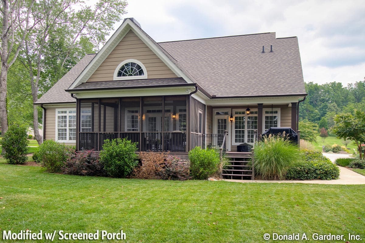 Plan 444090GDN: Two Story House Plan with Offset 2-Car Garage - Image #5 - Craftsman, Traditional