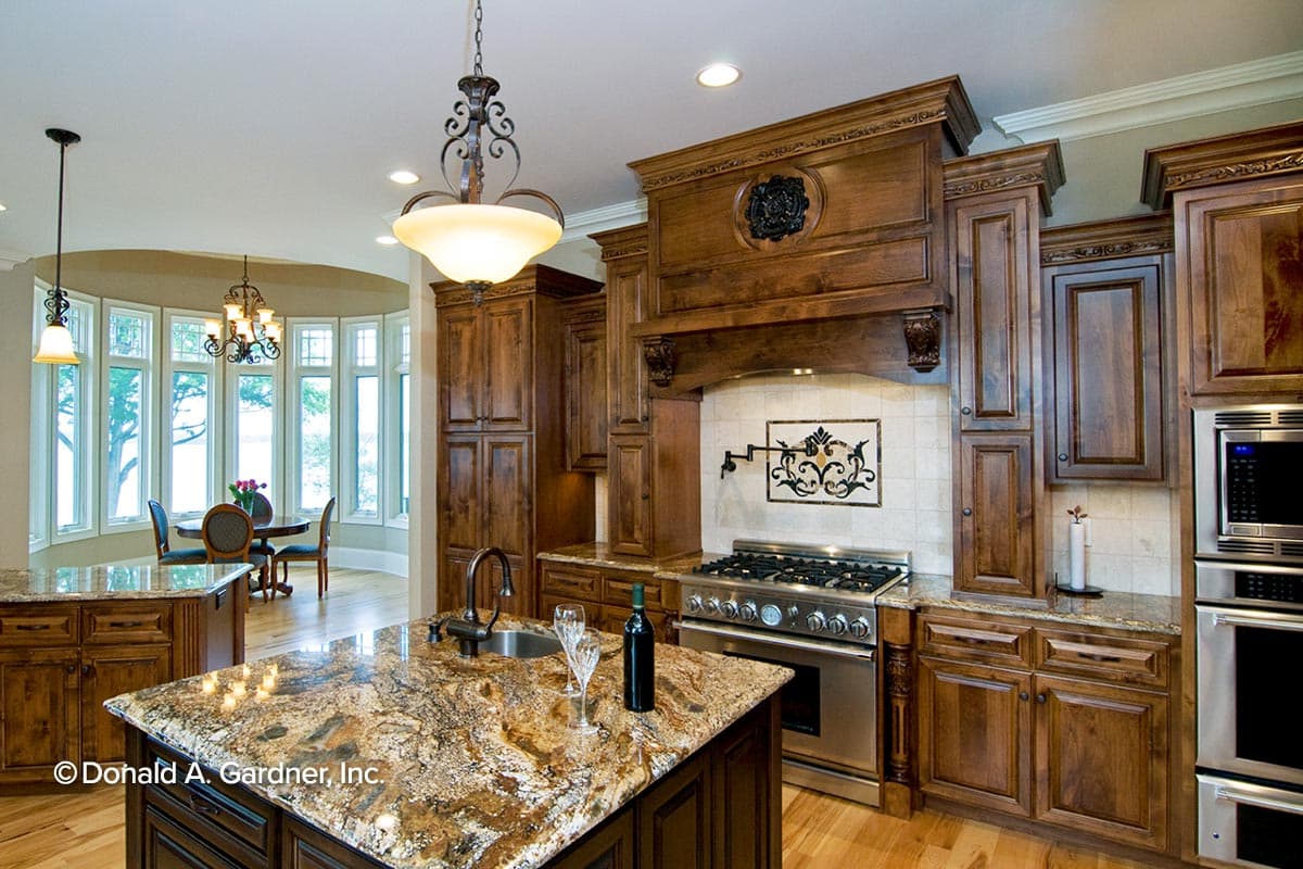 Plan 444095GDN: Luxury European House Plan with Bonus Room above Garage - Image #10 - Coastal, European, French Country, Southern