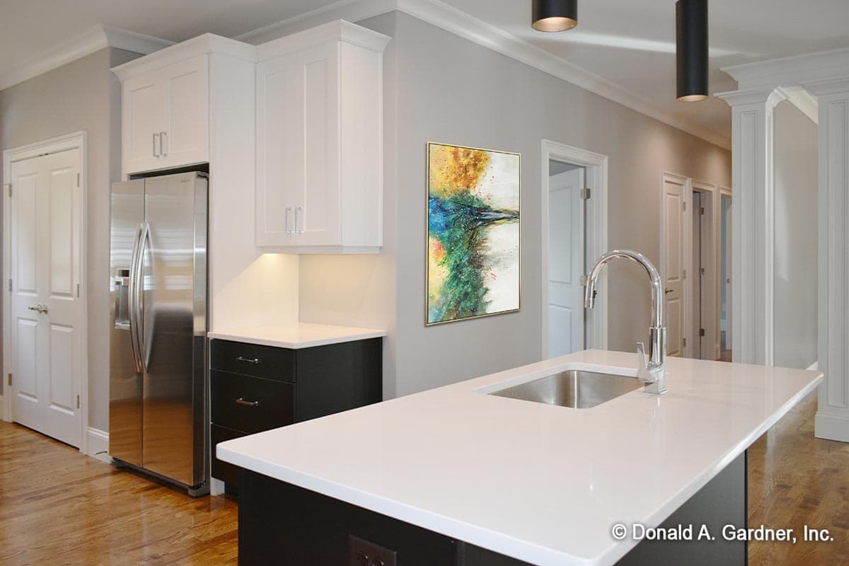 Plan 444099GDN: 34' Wide House Plan with Flex Room and a Vaulted Great Room - Image #8 - Country, Southern, Traditional