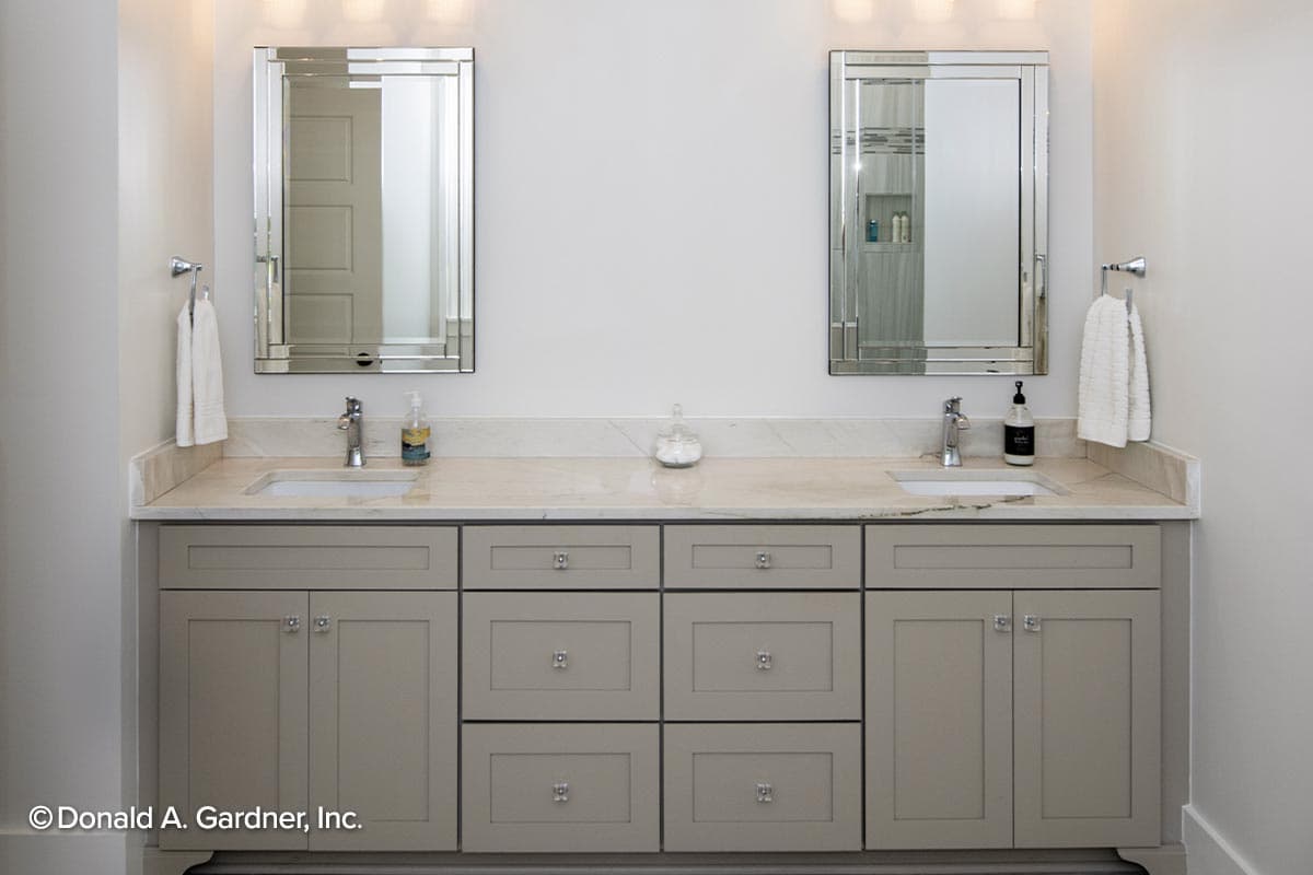 Plan 444106GDN: Modern Farmhouse Plan with 2 Floors and an Angled 2-Car Garage - 2456 Sq Ft - Image #14 - Country, Craftsman, Farmhouse, Modern Farmhouse, Southern