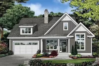 Minimalist Traditional House Plan with Bonus Room