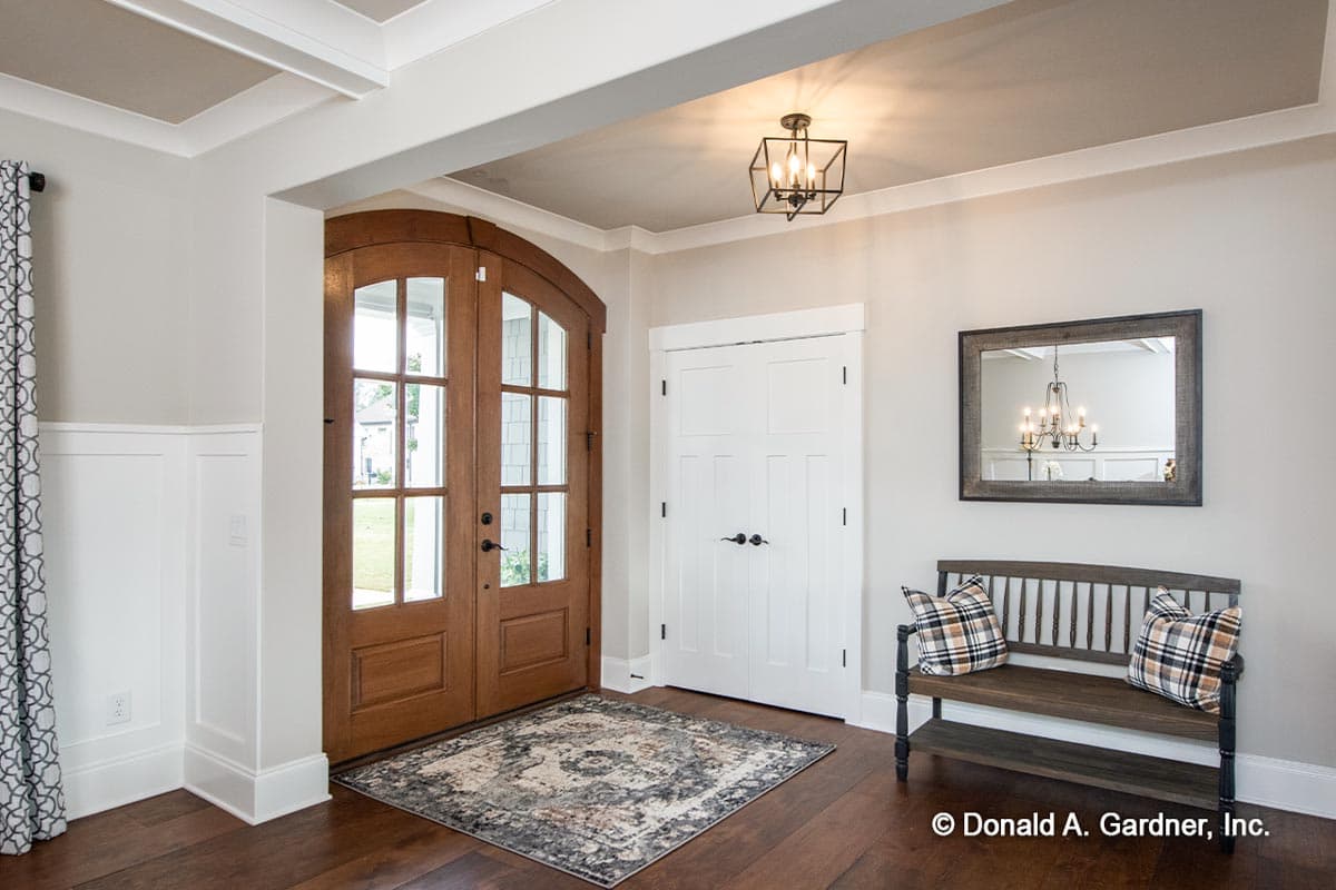 Plan 444145GDN: 2-Story Craftsman Home Design with Mixed Material Exterior - Image #4