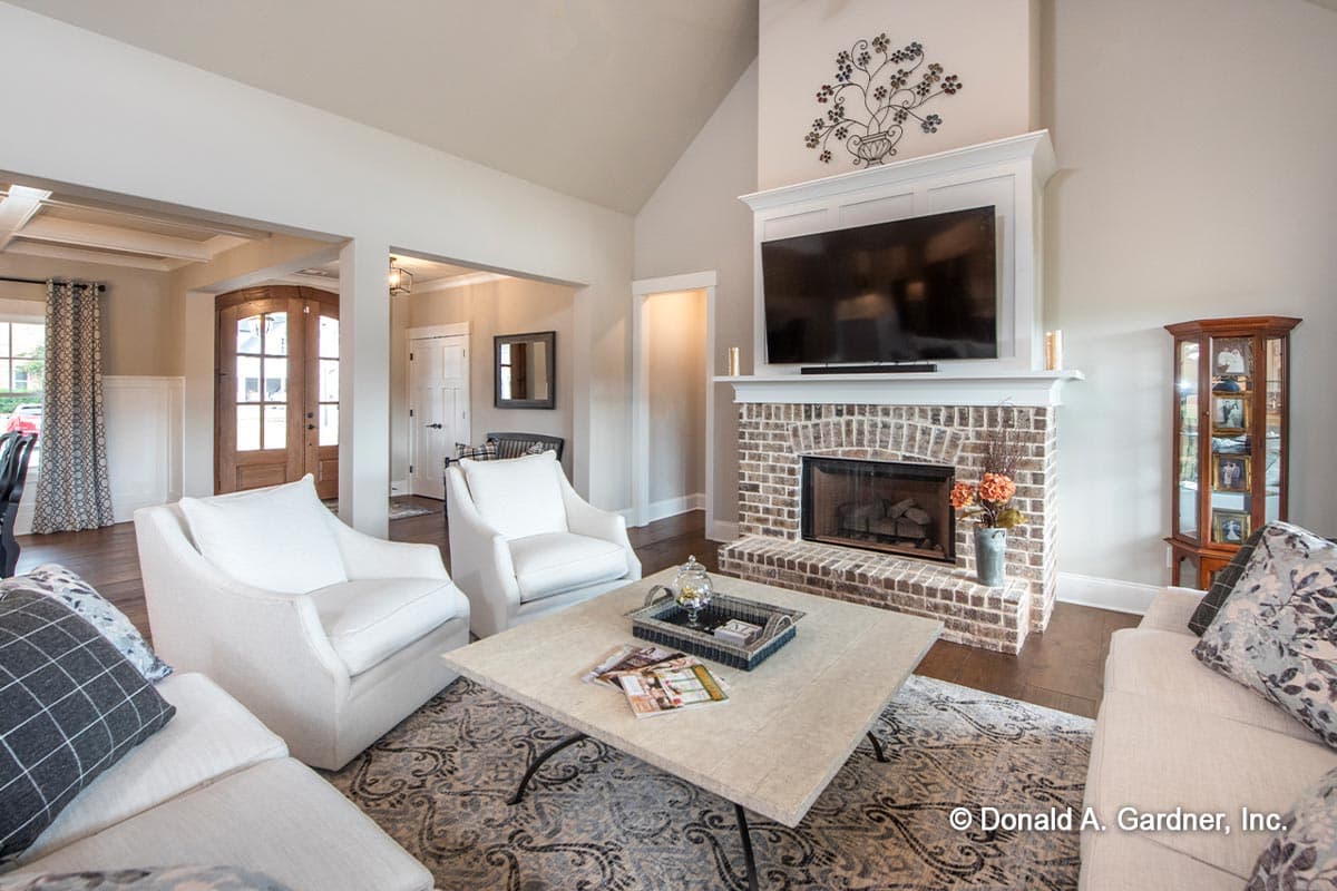 Plan 444145GDN: 2-Story Craftsman Home Design with Mixed Material Exterior - Image #6