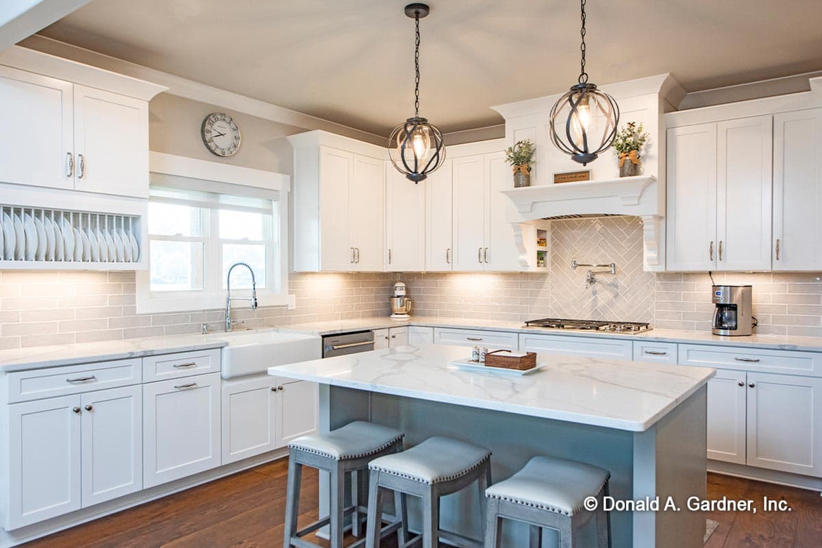 Plan 444145GDN: 2-Story Craftsman Home Design with Mixed Material Exterior - Image #9