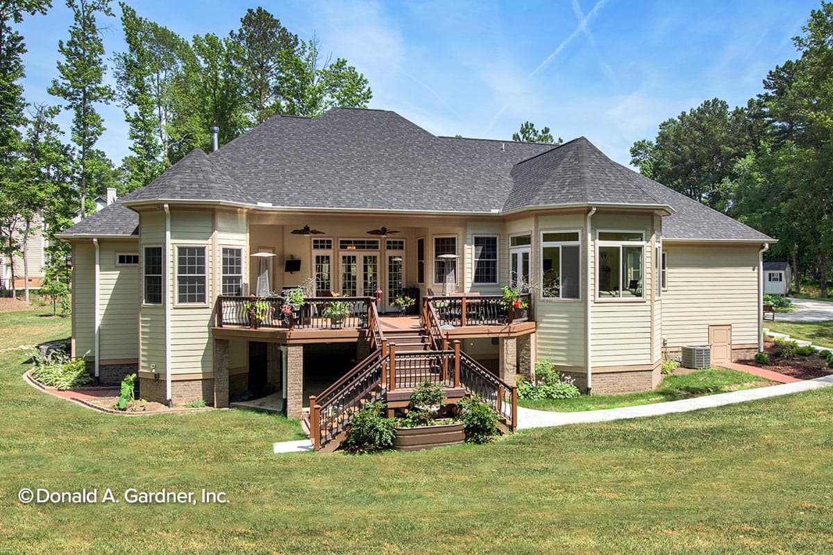 Plan 444162GDN: European Ranch Plan with Split-bed Layout and Bonus Room - Image #17 - European, Ranch, Southern