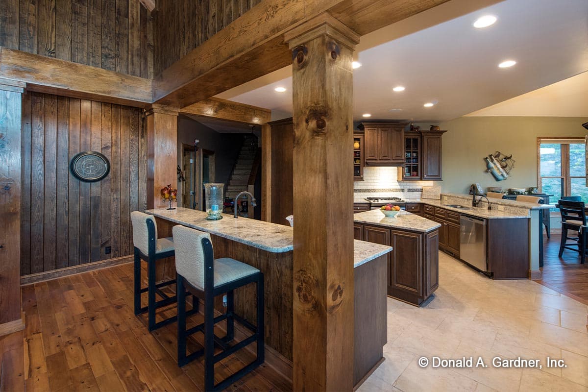 Plan 444166GDN: 4-Bed Mountain Craftsman with Basement Option - Image #7 - Craftsman, Mountain, Rustic