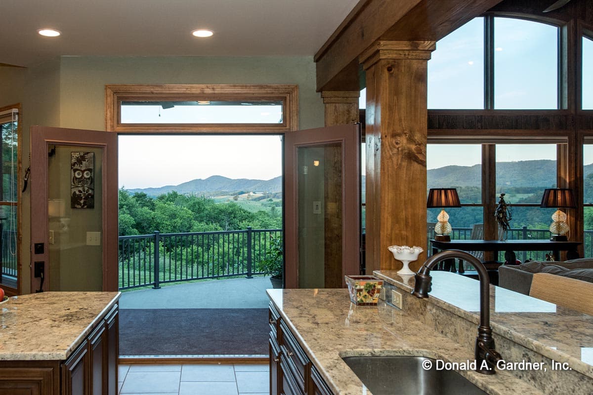 Plan 444166GDN: 4-Bed Mountain Craftsman with Basement Option - Image #9 - Craftsman, Mountain, Rustic