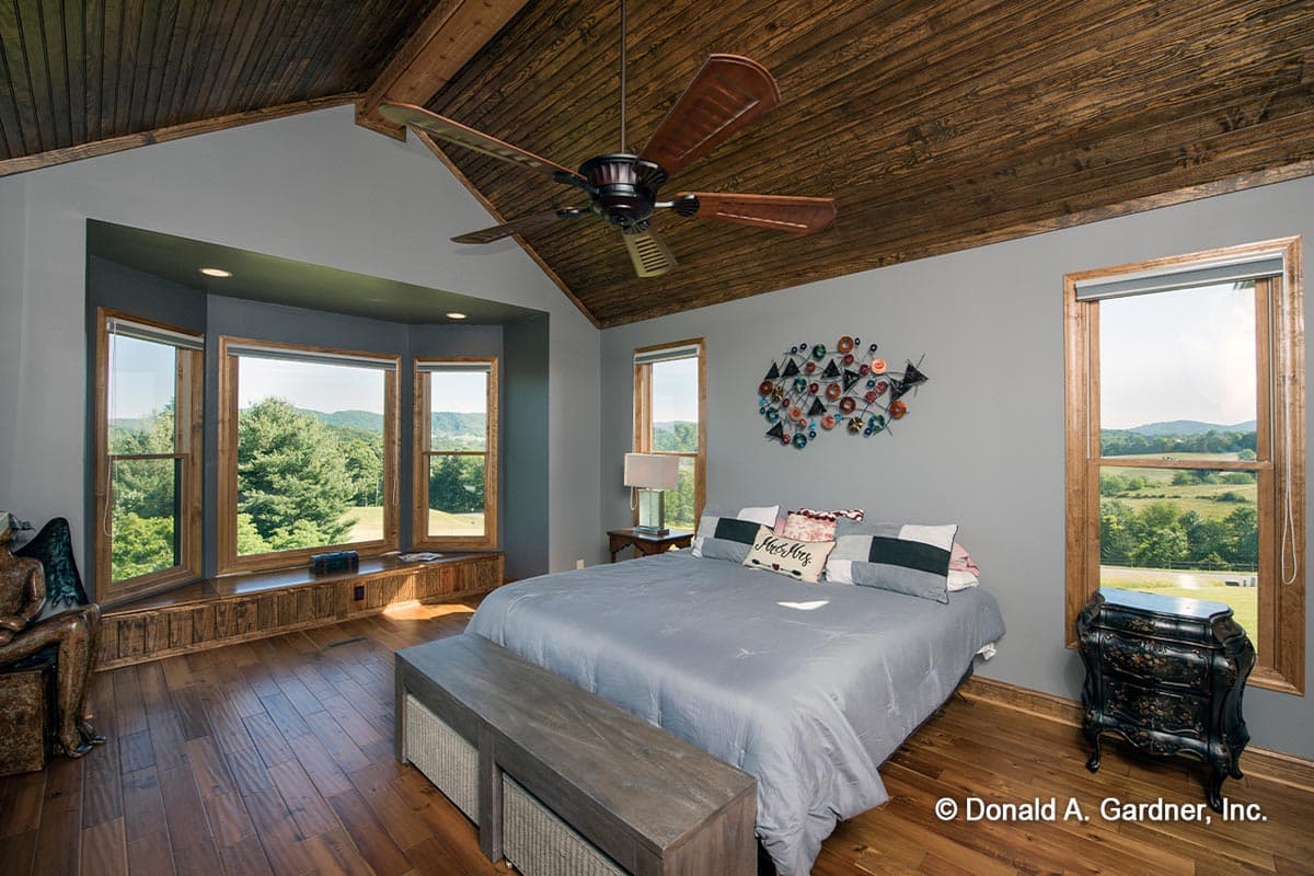 Plan 444166GDN: 4-Bed Mountain Craftsman with Basement Option - Image #10 - Craftsman, Mountain, Rustic