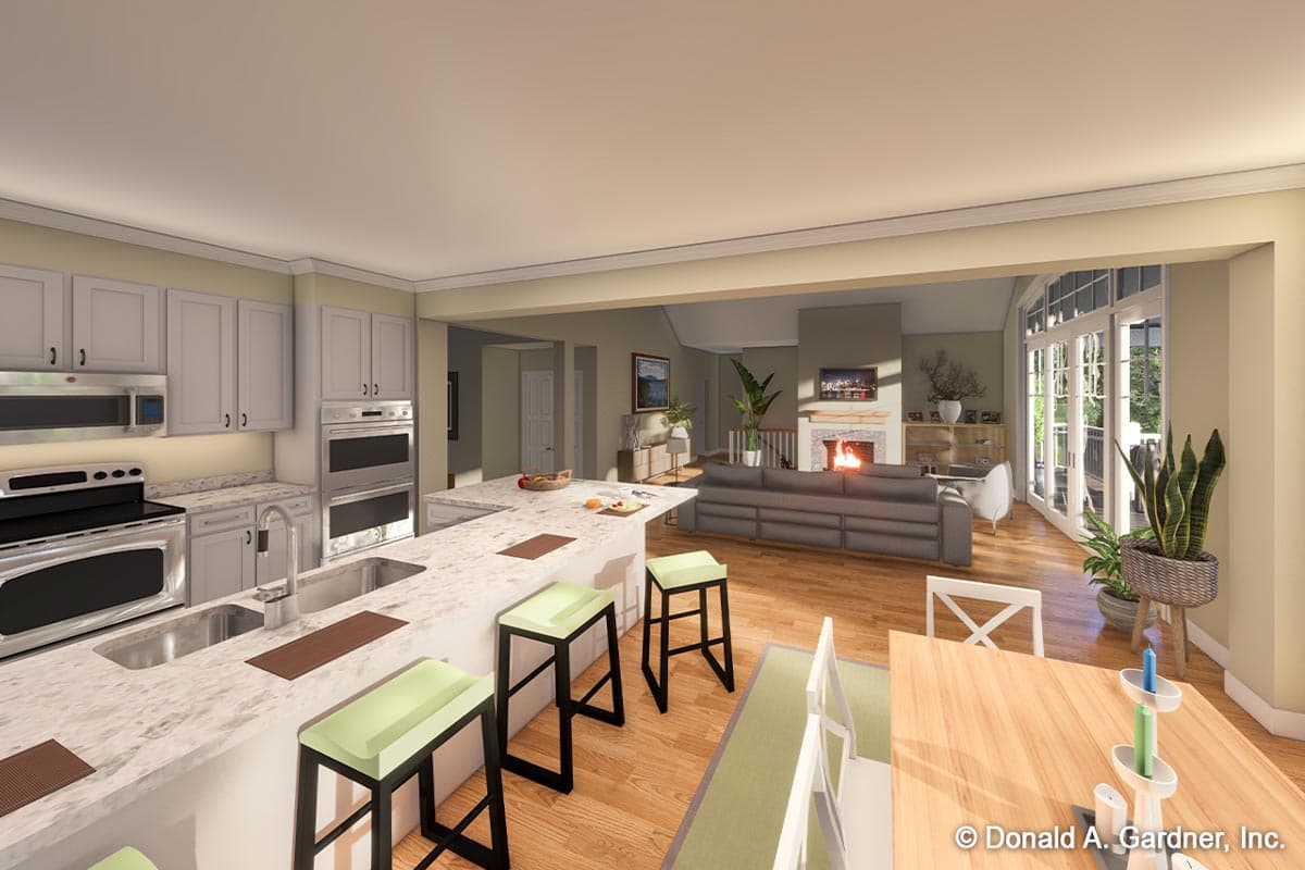 Plan 444168GDN: Mountain Craftsman Plan with a Walkout Basement and an Elevator - Image #5 - Craftsman, Mountain, Shingle