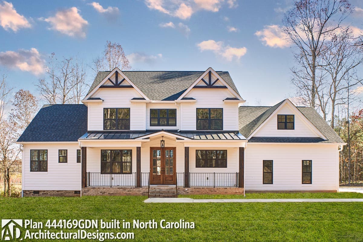 build gallery item - House Plan 444169GDN Comes to Life in North Carolina