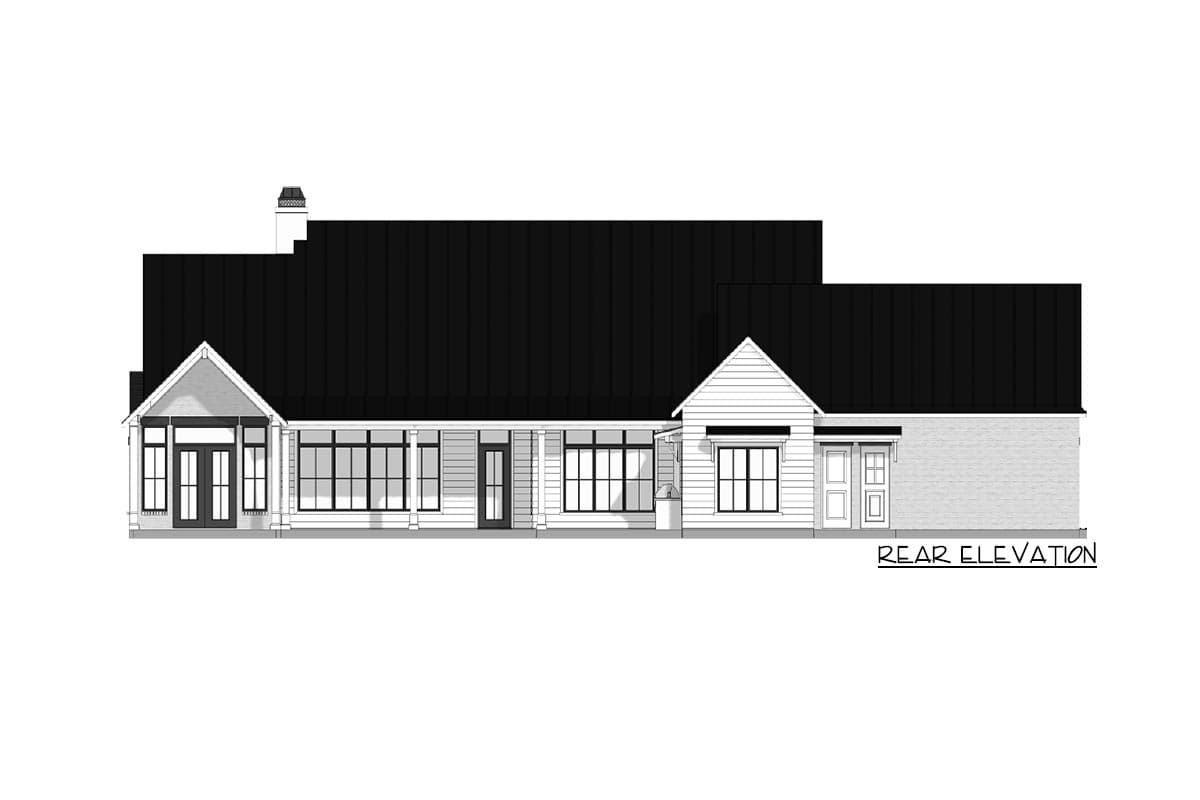 Plan 915048CHP: Exclusive Split Bedroom New American House Plan - Image #17 - Country, Modern Farmhouse, New American, Ranch