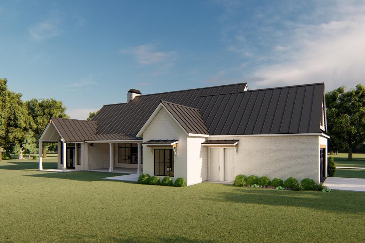 Plan 915048CHP: Exclusive Split Bedroom New American House Plan - Image #4 - Country, Modern Farmhouse, New American, Ranch