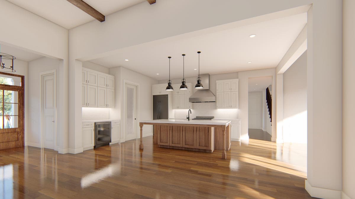 Plan 915048CHP: Exclusive Split Bedroom New American House Plan - Image #7 - Country, Modern Farmhouse, New American, Ranch