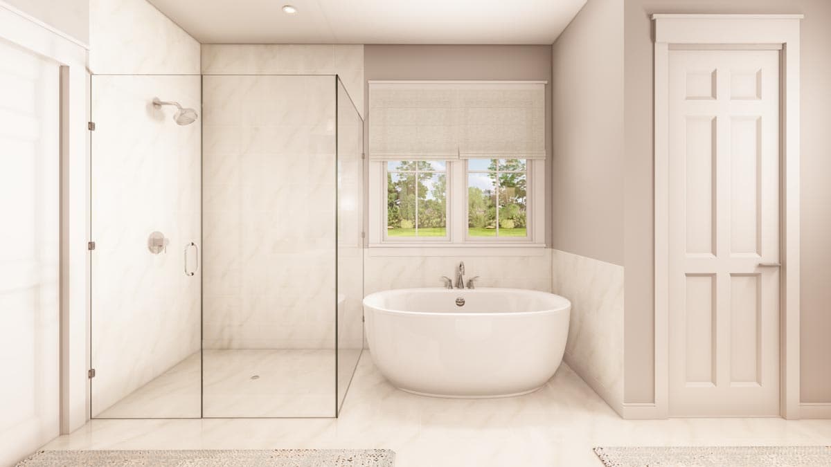 Plan 51881HZ: New American-Style Modern Farmhouse with Home Office and Bonus Above the Garage - 2781 Sq Ft - Image #12 - Country, Craftsman, Modern Farmhouse, New American