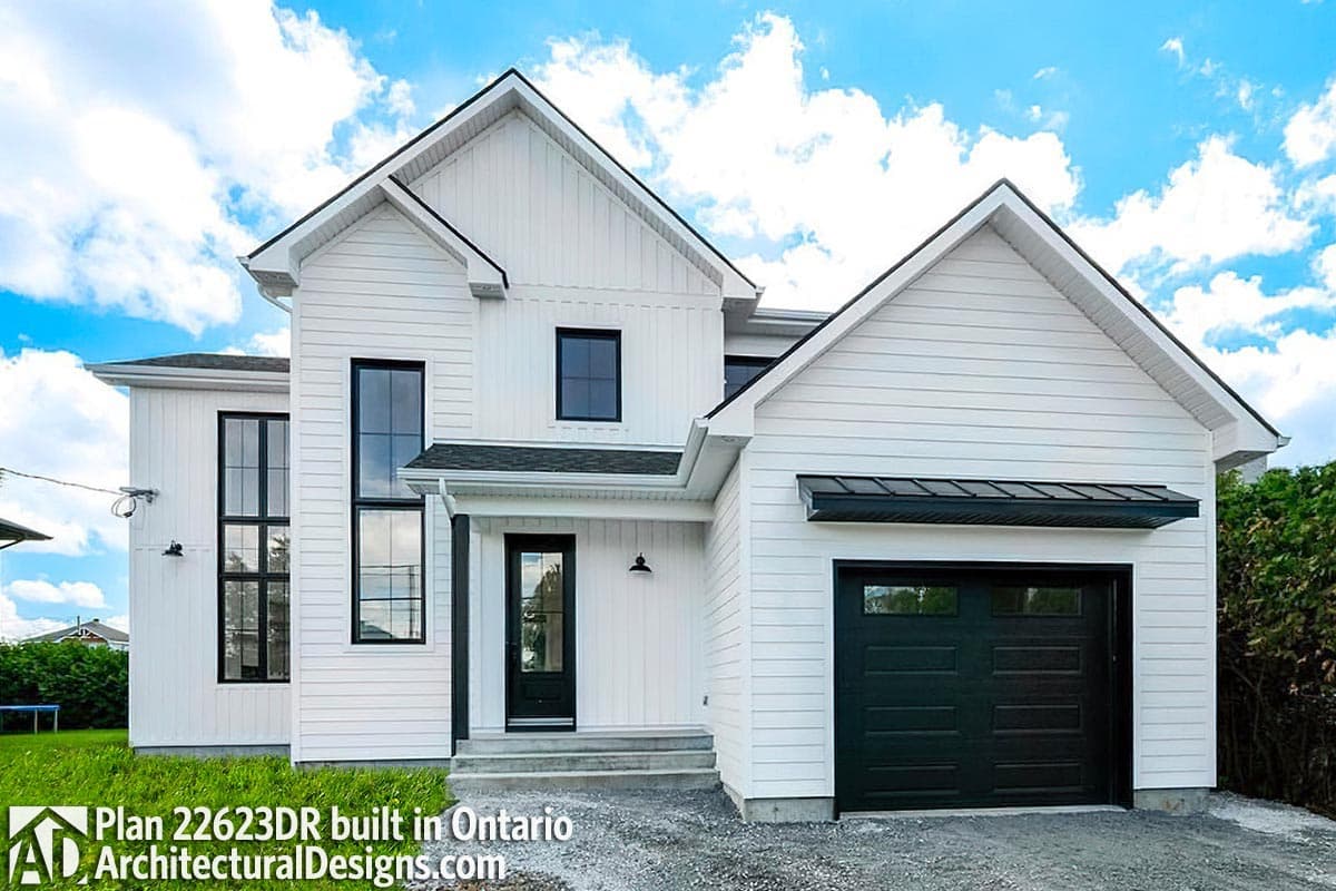 build gallery item - House Plan 22623DR comes to life in Ontario, Canada!