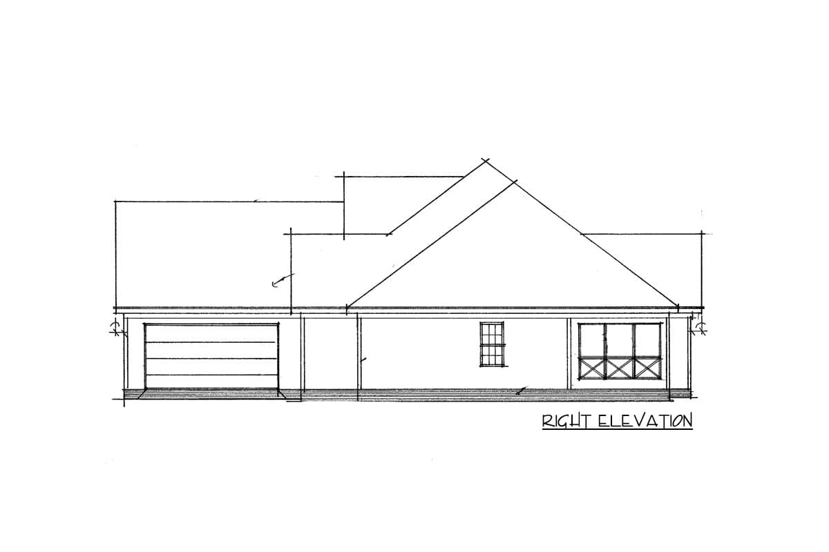 Plan 865002SHW: Modern Farmhouse with 2-Car Courtyard Entry Garage with Bonus and Bath Above - Image #13 - Craftsman, Modern Farmhouse, New American