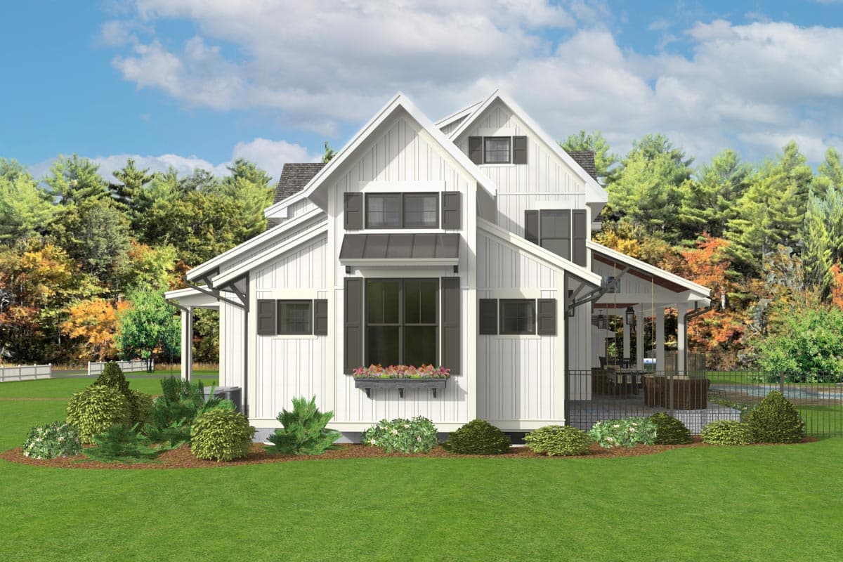 Plan 654013KNA: 5 Bed Modern Farmhouse with 2 Story Great Room and Deep Porches Front and Back - Image #7 - Country, Farmhouse, Modern Farmhouse, New American