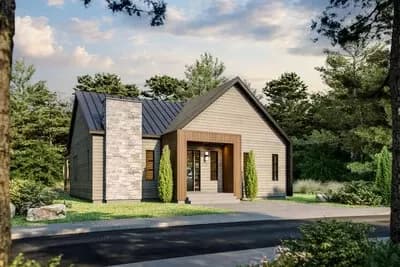 4-Bed Scandinavian-Style Contemporary Cottage - 2630 Sq Ft